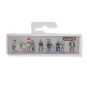 Lot de 9 personnages assis, adultes et enfants Faller 151663 - HO : 1/87 - 2