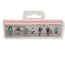 Lot de 7 figurines qui attendent FALLER 151635 - HO 1/87 - 2