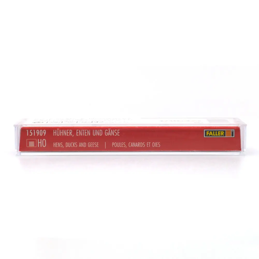 10 animaux de la ferme (poulets, canards et oies) - Faller 151909 - HO 1/87 - 3