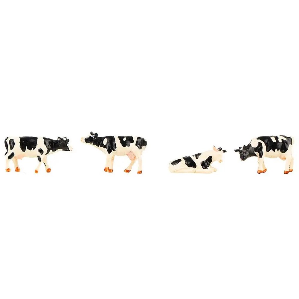 Lot de 8 vaches blanches tachetées noires - Faller 151903 - N 1/160 - 3