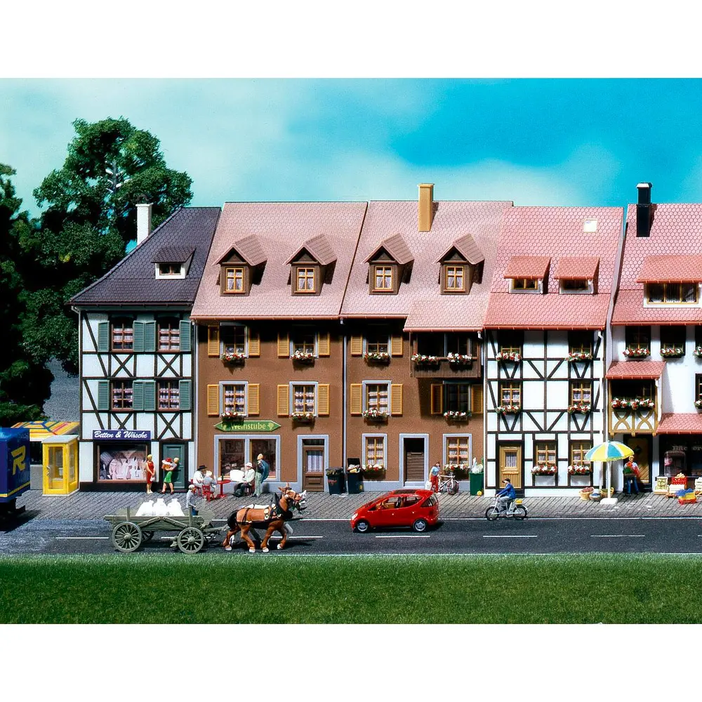 Maison en relief  2 pcs HO 1/87 - 2