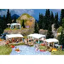 Kit caravanes camping - Faller 130503 - HO 1/87 - 3