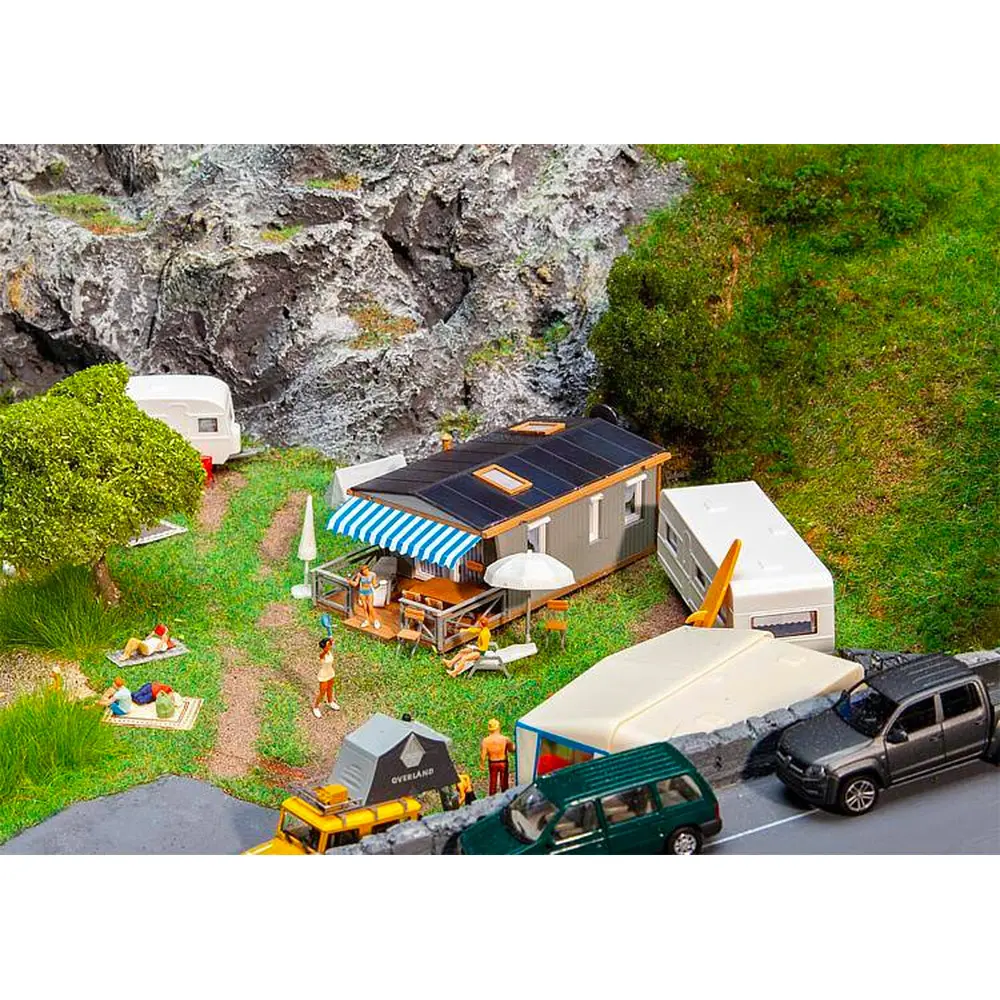 Set de camping + Mobile-Home - Faller 130657 - HO : 1/87 - EP V - 3