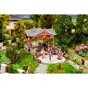 Kiosque à musique avec personnages dansants - Faller 130655 - HO 1/87 - 3