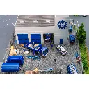 Bâtiment THW éclairé - Faller 130790 - HO 1/87 - EP V - 205 x 155 x 120 mm - 4