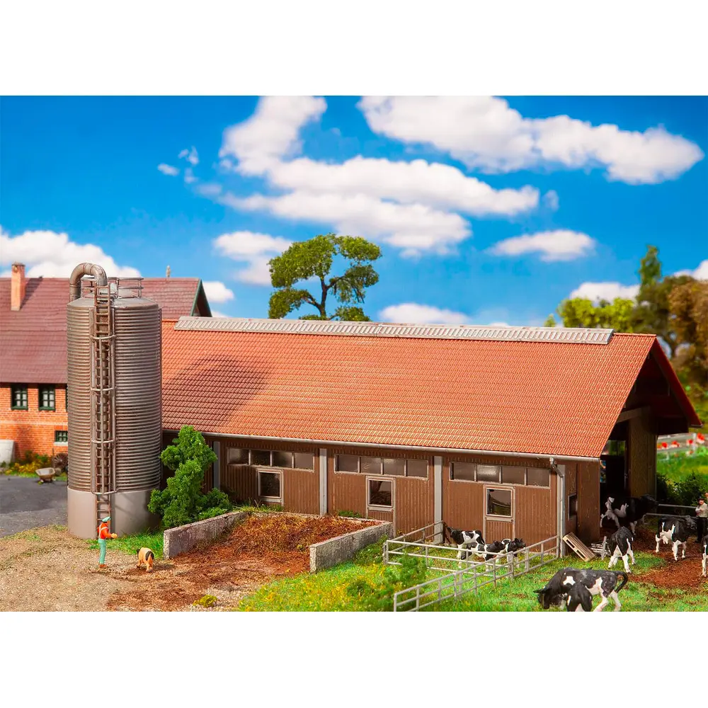 Étable pour zone agricole - FALLER 130546 - HO 1/87 - EP V - 4
