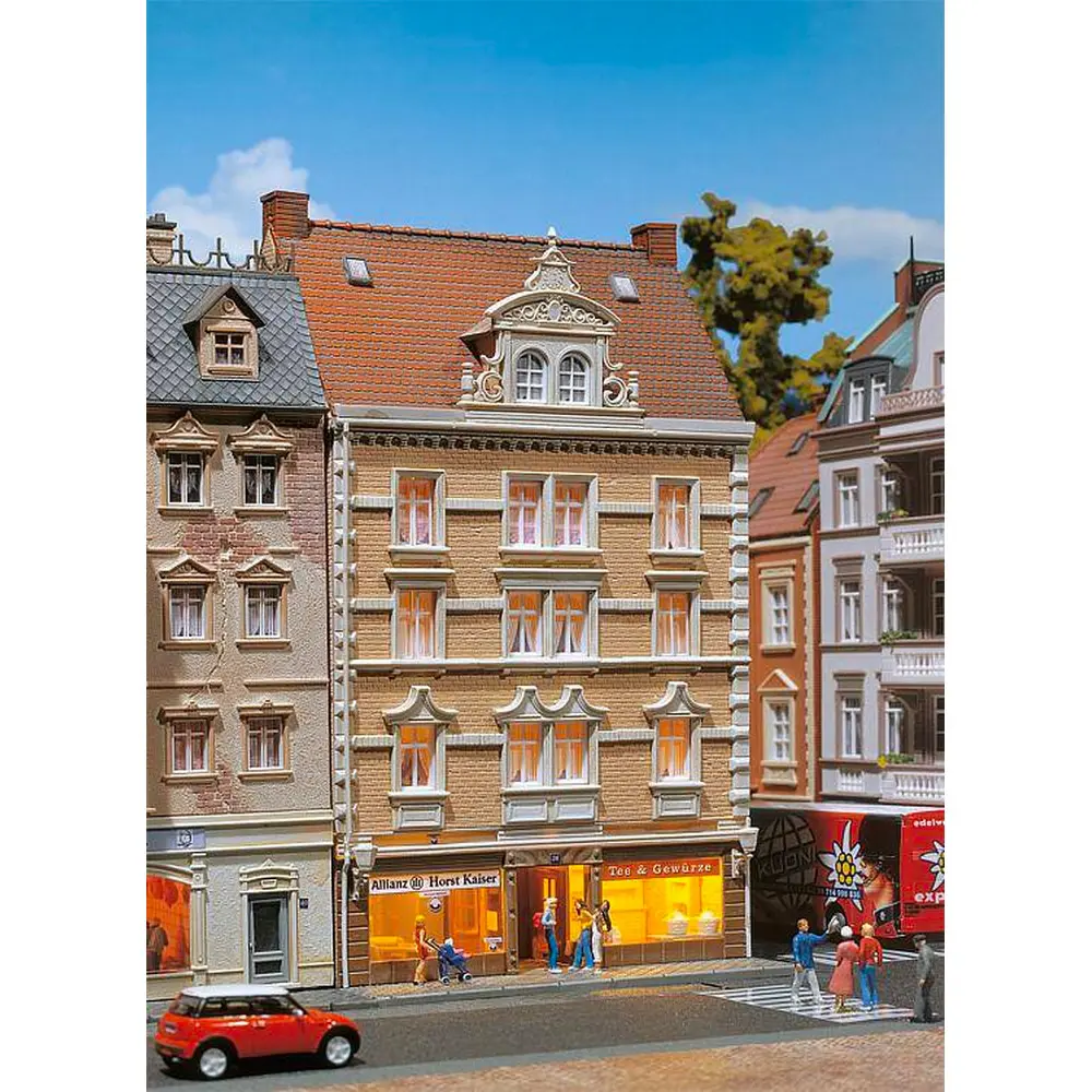 Immeuble urbain "Allianz + Thé & Épices" - Faller 130448 - HO : 1/87 - EP I - 3