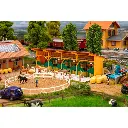 Écurie avec 4 chevaux - Faller 130597 - HO 1/87 - 3