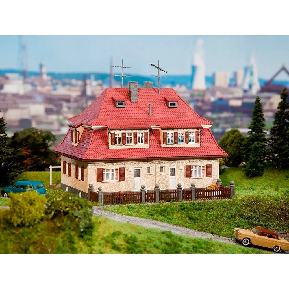 Maison jumelle de lotissement Faller 130464 - HO 1/87 - 3