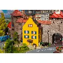 Immeuble de coin de rues "Kleinstadt" Faller 130709 - HO : 1/87 - EP III - 3