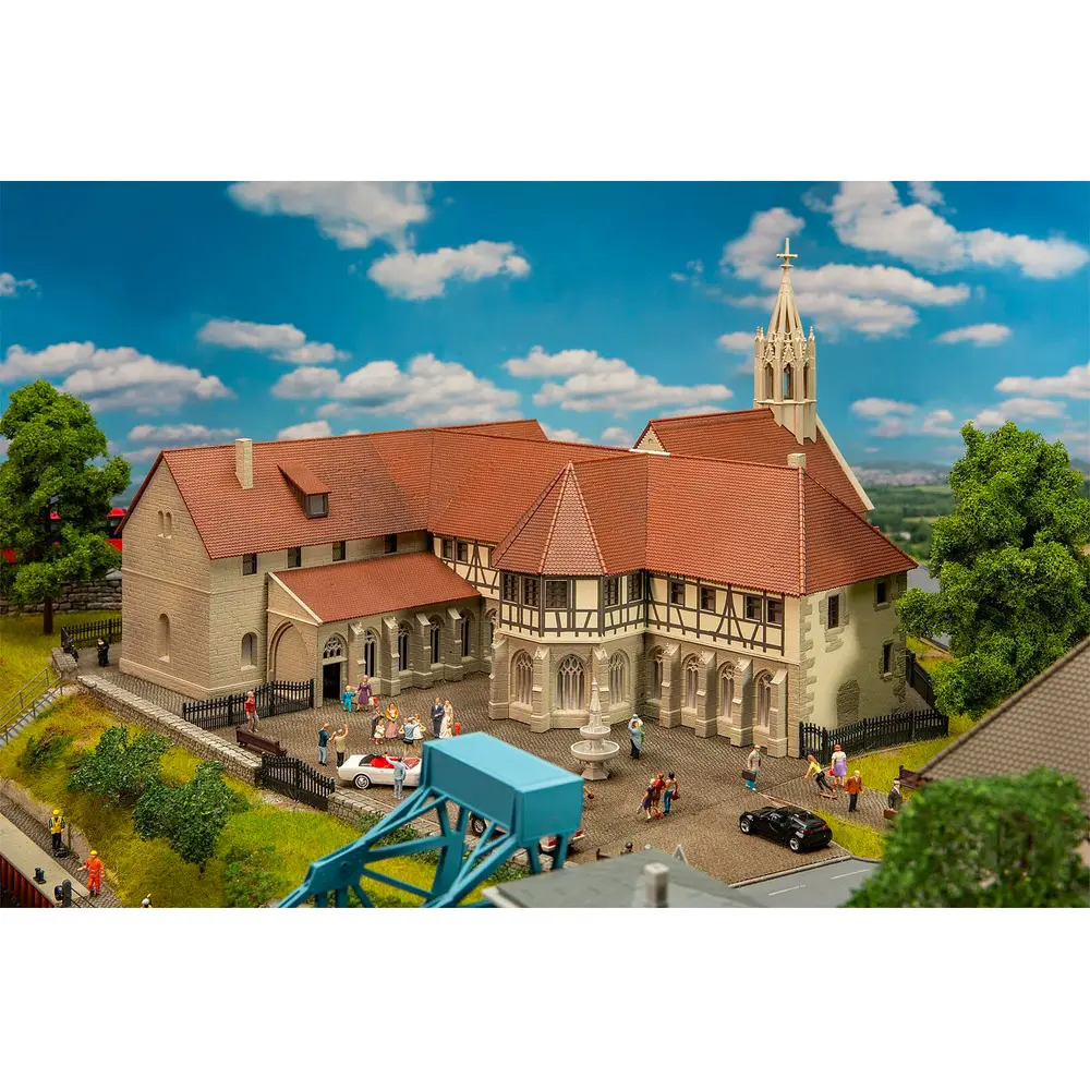Vieille abbaye avec cloître - Faller 130827 - HO 1/87 - 4