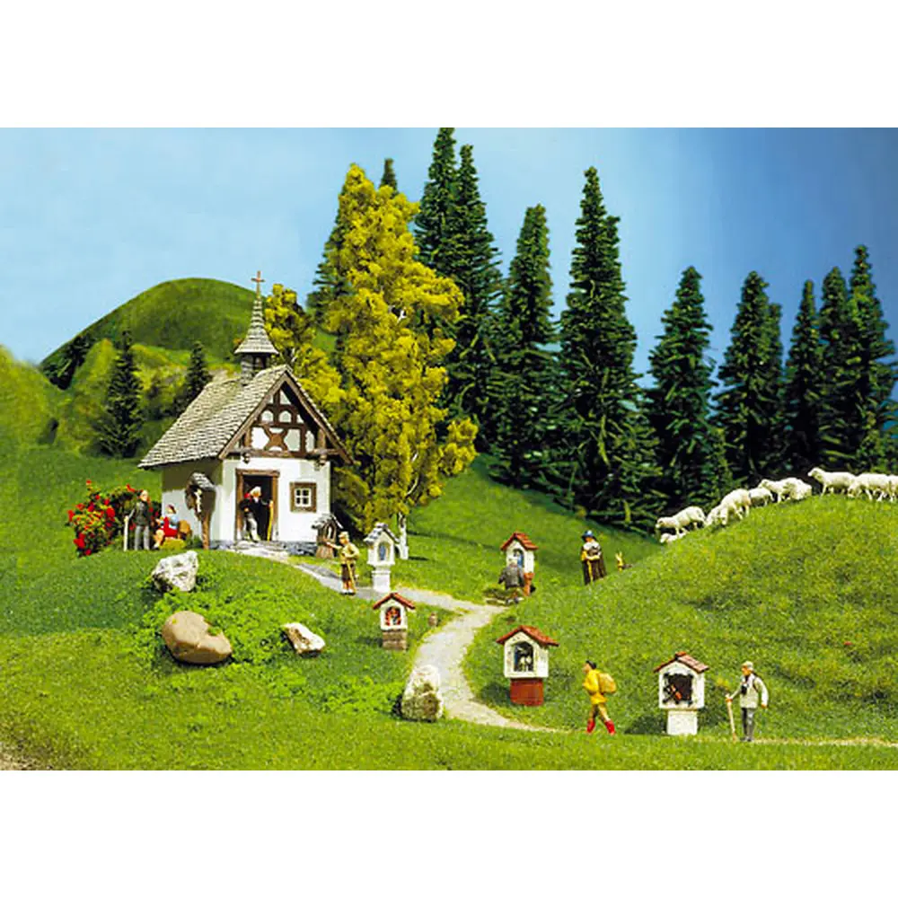Chapelle avec calvaires - Faller 130235 - HO 1/87 - EP II - 3