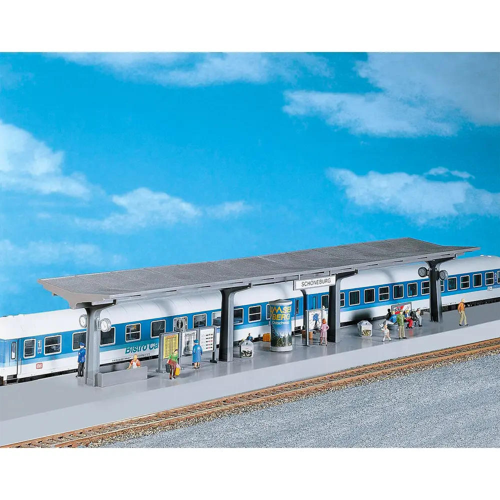 Quai - FALLER 120201 - HO 1/87 - EP I - 375 x 76 x 74 mm - Facile à monter - 2