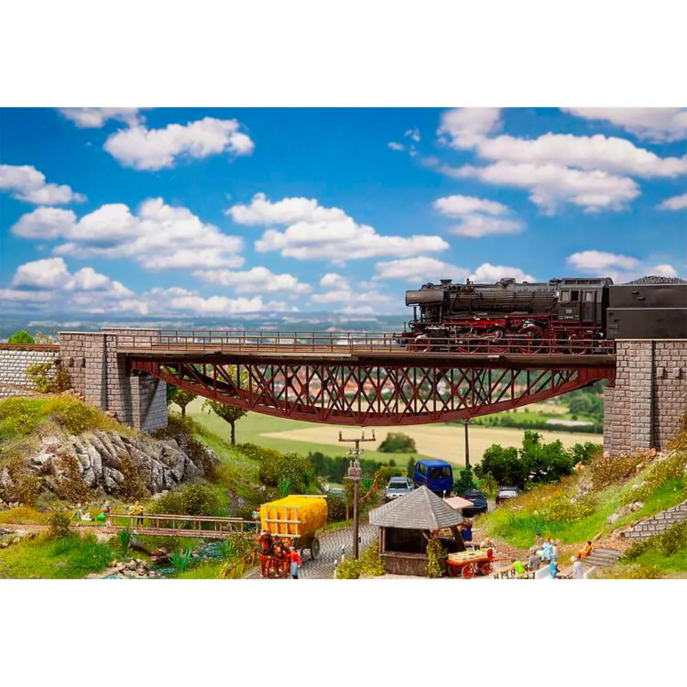 Pont en Ventre de Poisson FALLER 120503 - HO 1 : 87 - EP II - 2