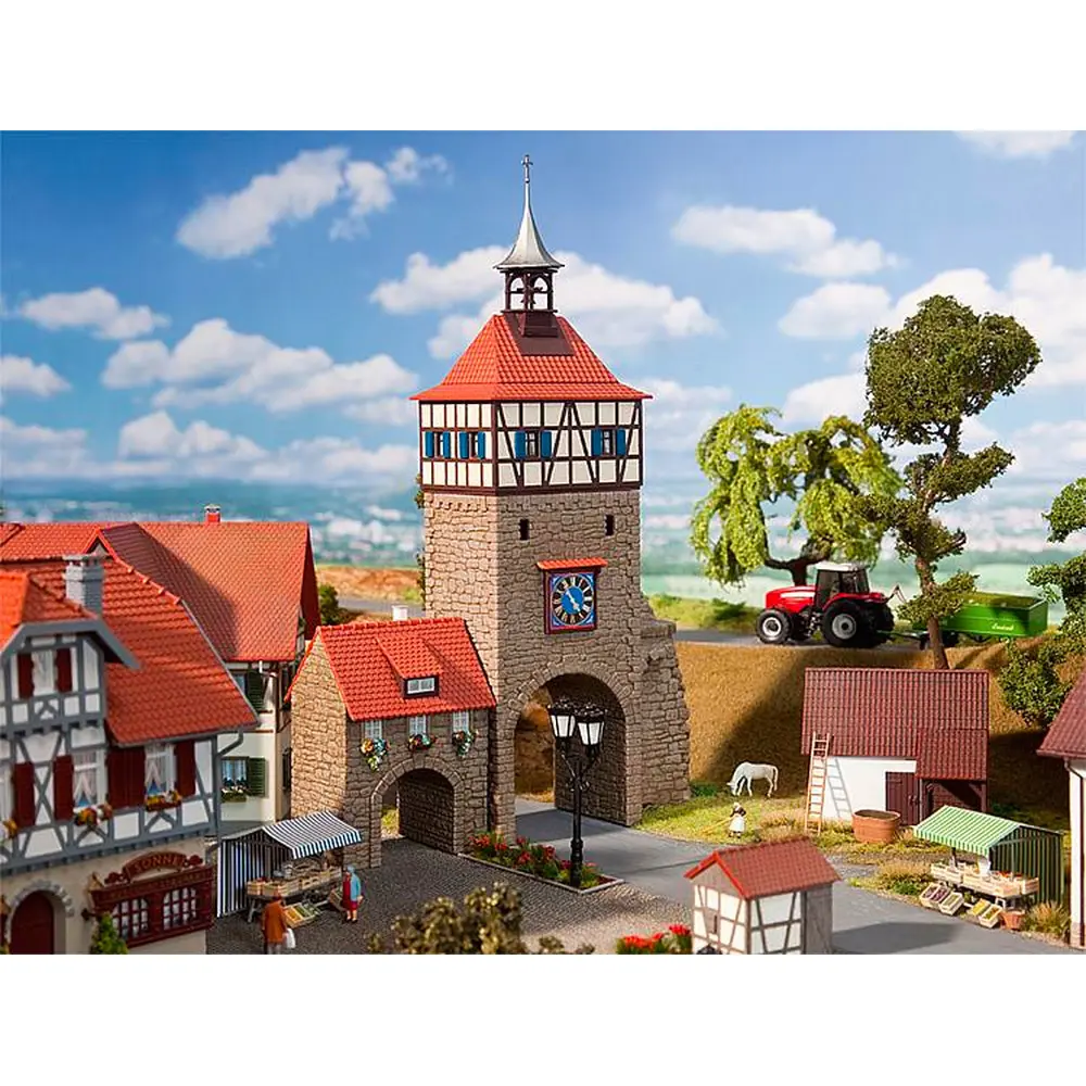 Porte de ville avec châtelet - FALLER 130406 - HO 1/87 - EP I - 2