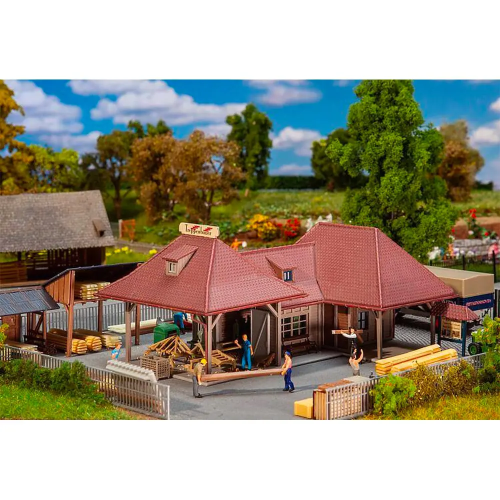 Maquette d'une scierie - Faller 130886 - HO 1/87 - 4