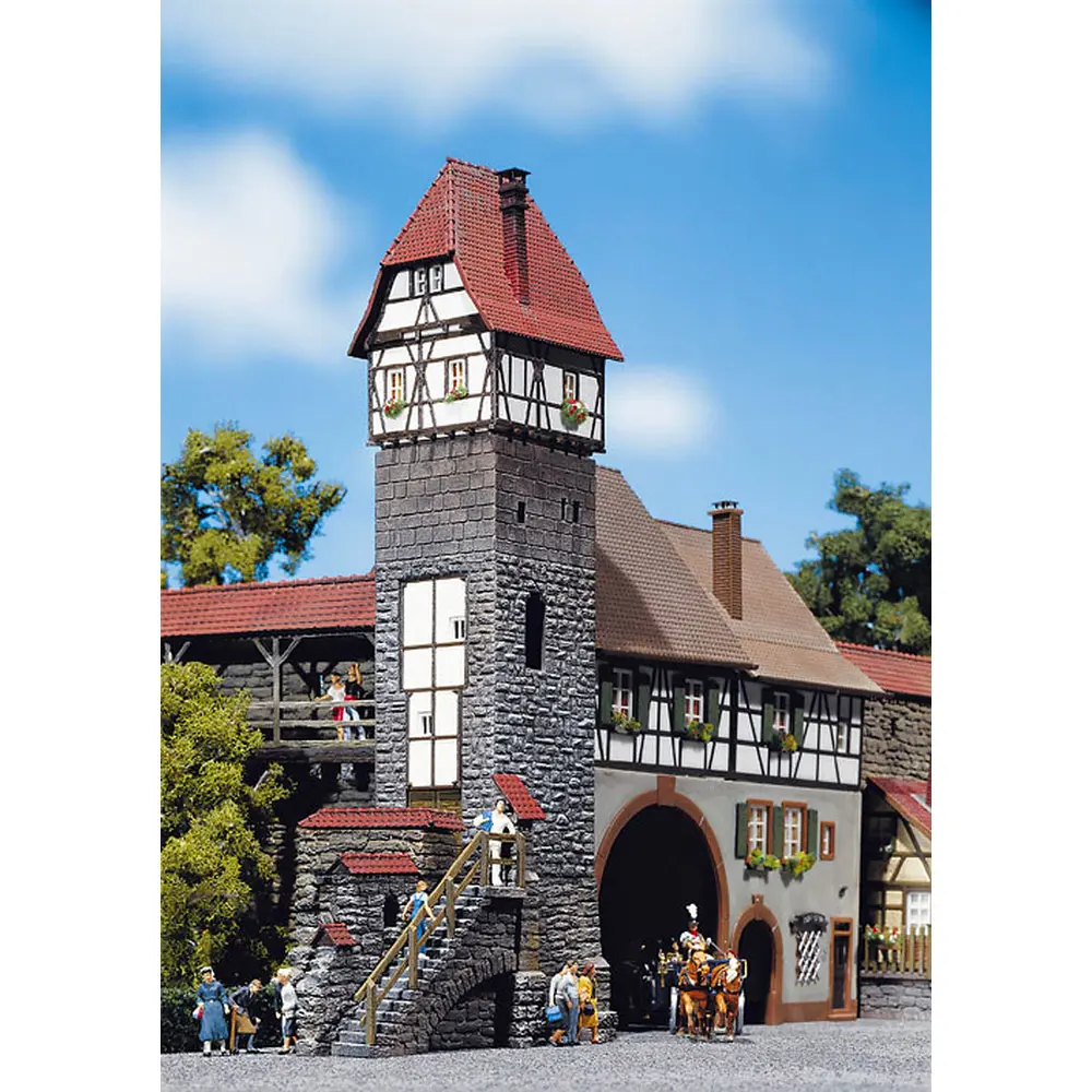 Maison tour de la vieille ville - Faller 130402 - HO 1/87 - EP I - 3