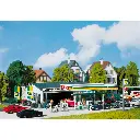 Station-service avec bâtiment de service - Faller 130345 - HO 1/87 - 3
