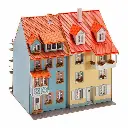 2 petites maisons de ville avec échafaudages - FALLER 130494 - HO 1/87 - EP V - 2