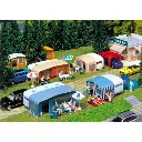 Kit caravanes camping - Faller 130503 - HO 1/87 - 2