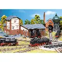 Rotonde à locomotives à 3 emplacements FALLER 120176 - HO 1/87 - 3