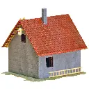 Maison en construction - Faller 130246 - HO 1/87 - EP III - 2