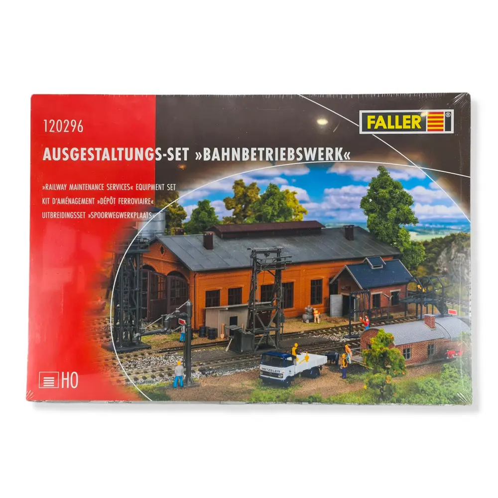 Set de décoration pour dépôt ferroviaire FALLER 120296 - HO 1/87 - EP III - 3