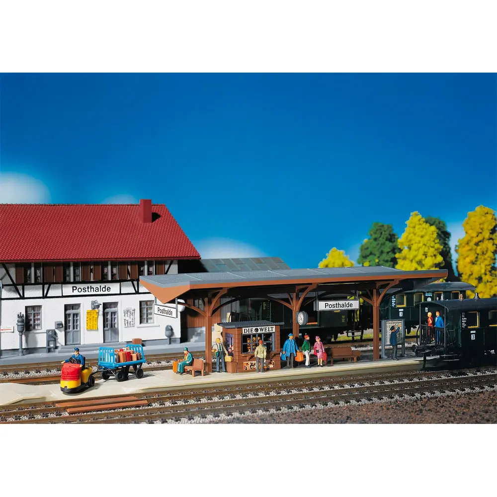 Quai de Gare - FALLER 120189 - HO 1/87 - EP II - 295 x 72 x 64 mm - Facile à monter - 2