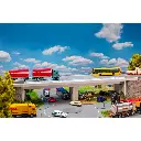 Pont ferroviaire 2 voies béton gris Faller 120504 - HO 1/87 EP VI - 4