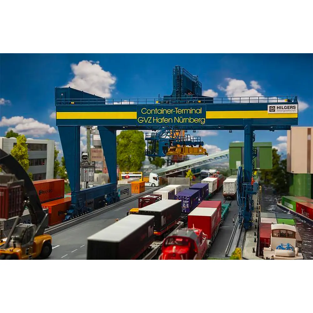 Portique à conteneurs - FALLER 120291 - HO 1/87 - EP IV - 5