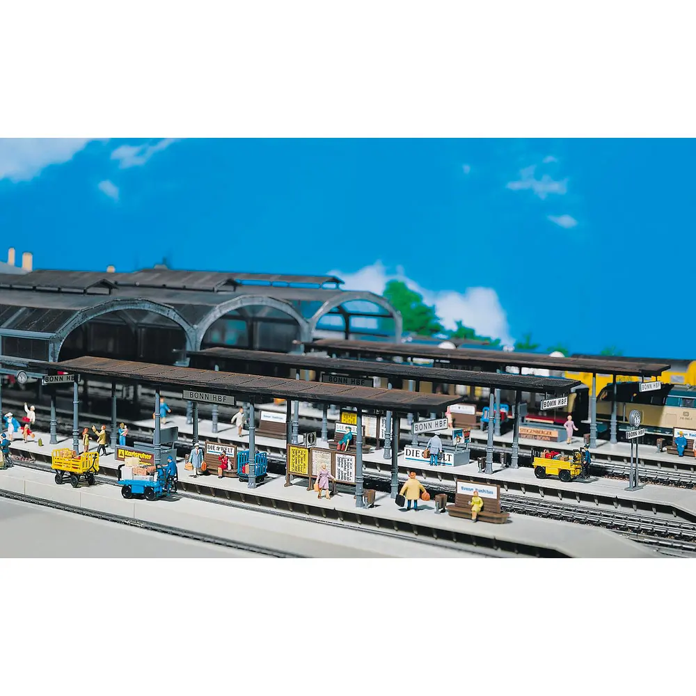 2 quais de gare - Faller 120191 - HO 1/87 - 2