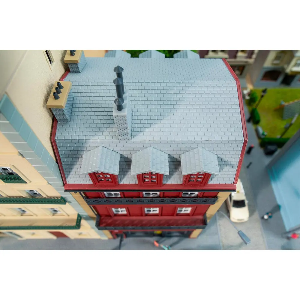 Maison de ville à 4 étages - Faller 130713 - HO 1/87 - EP III - 105 x 111 x 206 mm  - 6