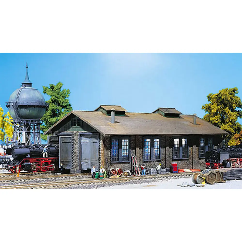 Remise à locomotives, 2 places - FALLER 120165 - HO 1/87 - 3