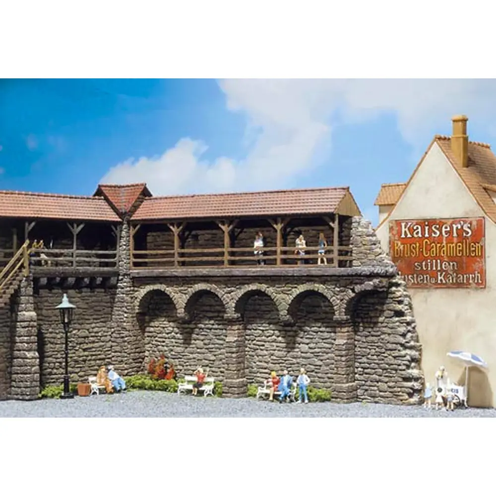 Enceinte vieux quartier - FALLER 130404 - HO 1/87 - EP I - 3