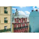 Maison de ville à 4 étages - Faller 130713 - HO 1/87 - EP III - 105 x 111 x 206 mm  - 5