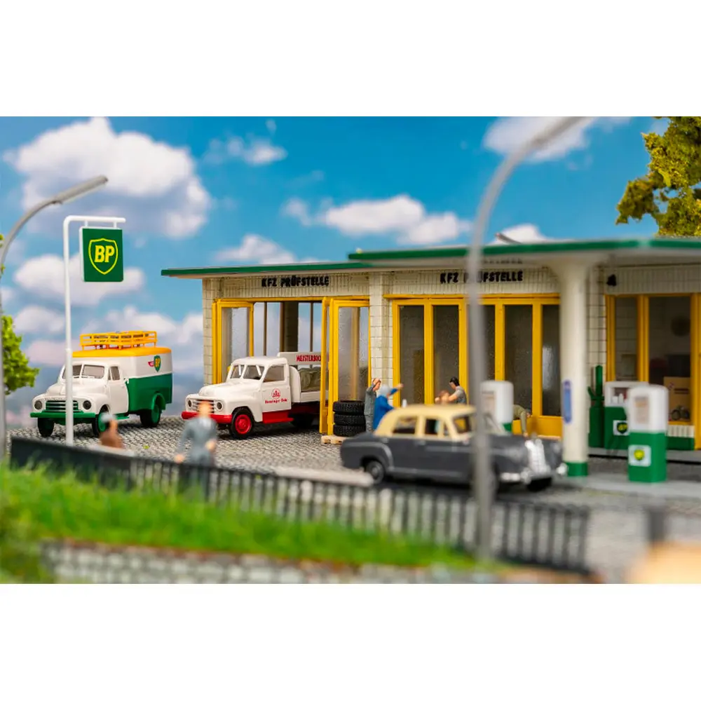 Station service BP - Faller 130592 - HO 1/87 - 3