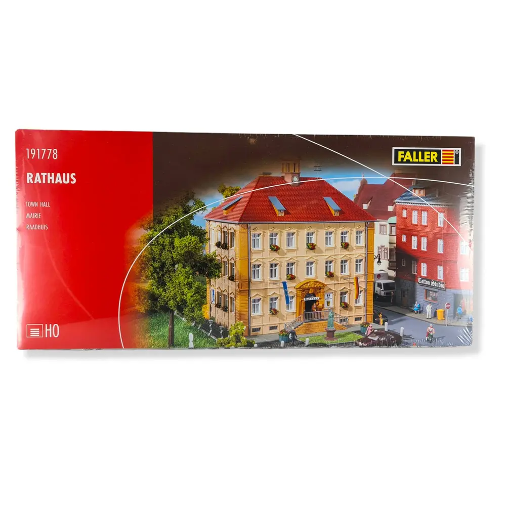 Maison de ville avec magasin FALLER 130628 HO 1/87 EP III - 136x125x174mm - 4