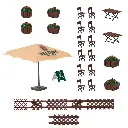 Auberge de campagne Veltins - Faller 130619 - HO 1/87 - 3