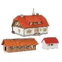 Ferme avec étable et garage - Faller 130583 - HO 1/87 - 2