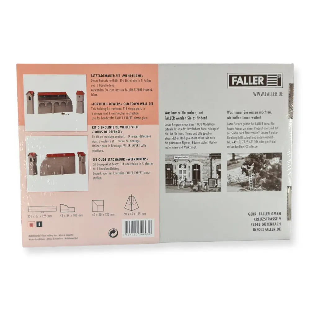 Murailles Vieille Ville & tour de défense - Faller 130693 - HO 1/87 EP I - 3