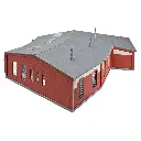 Rotonde à locomotives à 3 emplacements FALLER 120176 - HO 1/87 - 2