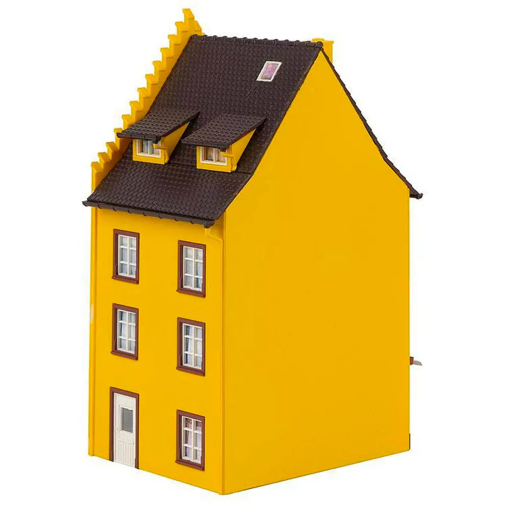 Immeuble de coin de rues "Kleinstadt" Faller 130709 - HO : 1/87 - EP III - 2