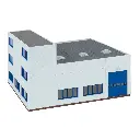 Bâtiment THW éclairé - Faller 130790 - HO 1/87 - EP V - 205 x 155 x 120 mm - 5