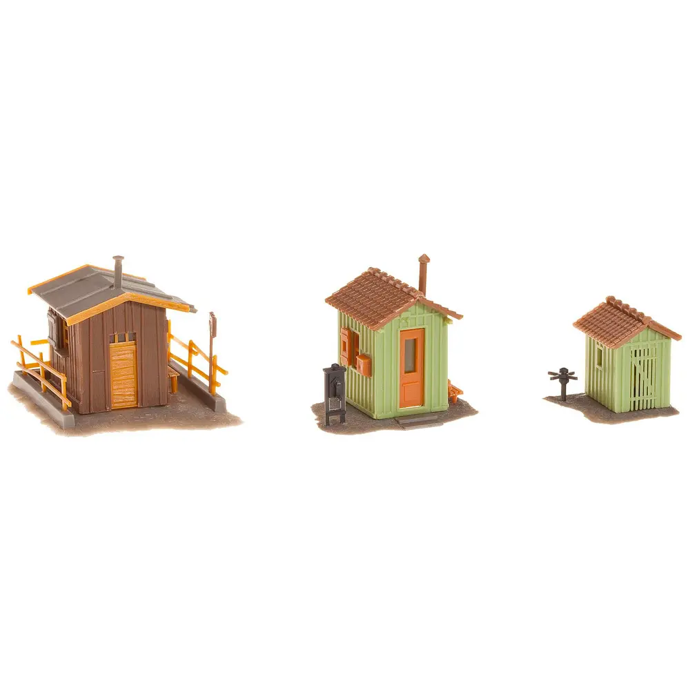 Lot de 3 maisons de route - Faller 120140 - HO 1/87 - EP I - 2