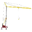 Maison en construction avec grue - Faller 130658 - HO 1/87 - 5