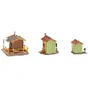 Lot de 3 maisons de route - Faller 120140 - HO 1/87 - EP I - 3