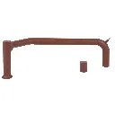 Gazomètre avec tuyauterie - Faller 130157 - HO 1/87 - EP II - 160 x 160 x 180 mm - 7