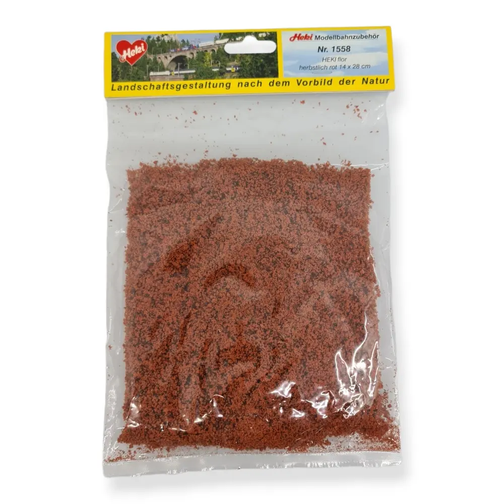 Sachet filet floqué - Rouge d'automne - HEKI 1558 - Échelle Universelle - 2