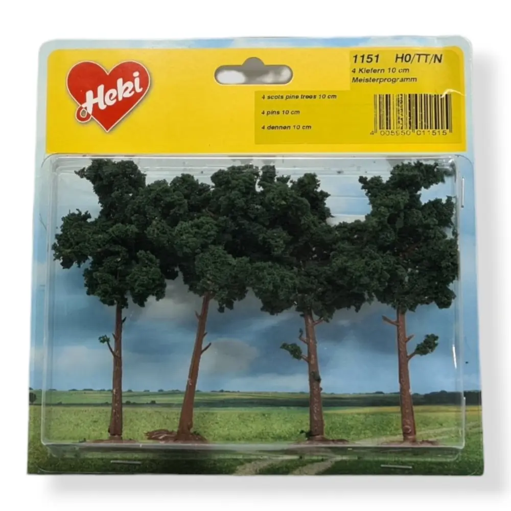 4 Pins - Vert foncé - HEKI 1151 - Échelle HO / TT / N - 100 mm - 3