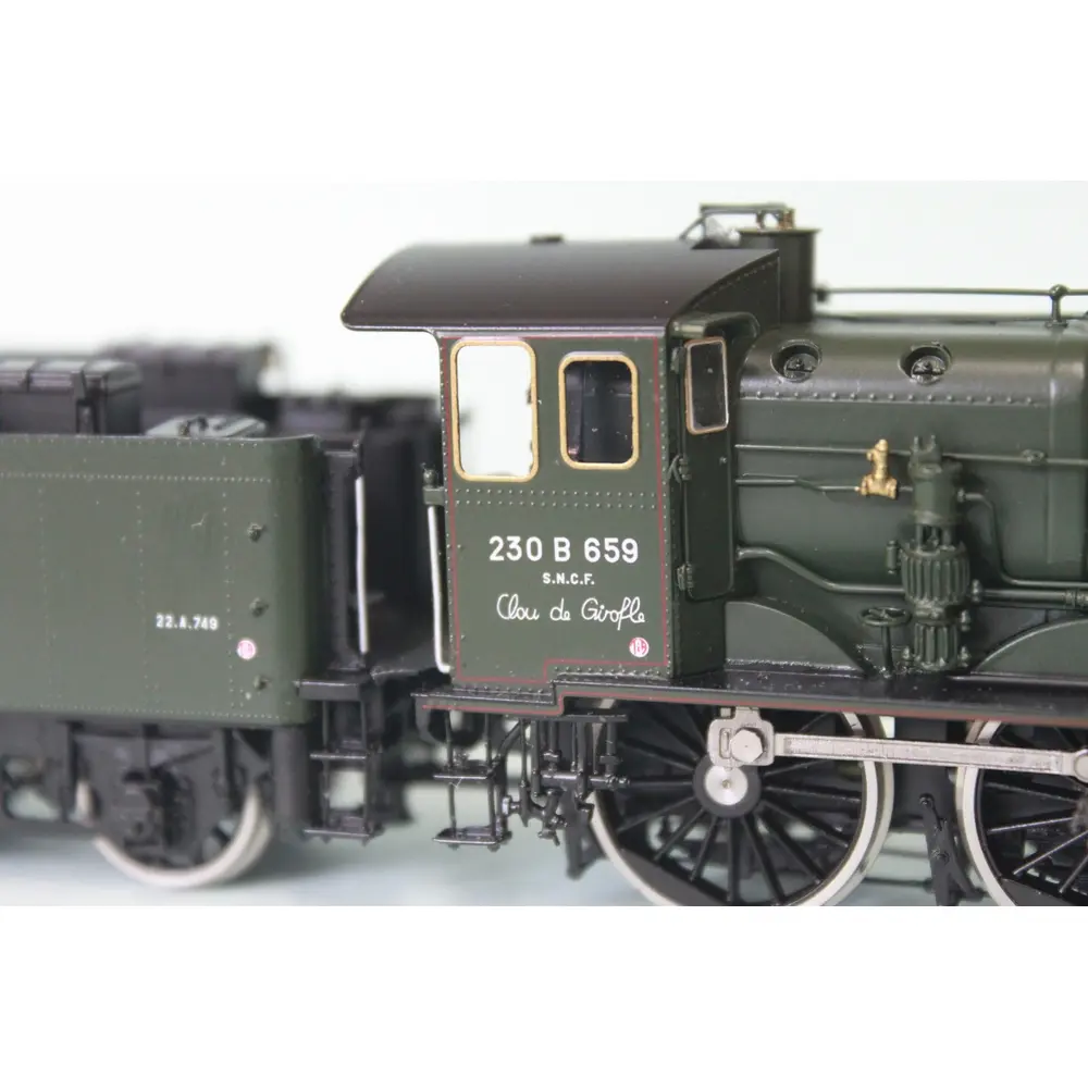 Locomotive à vapeur 1-230 B N°659 - Fulgurex 2280/3S - HO 1/87 - SNCF - Ep III - 2R - 3